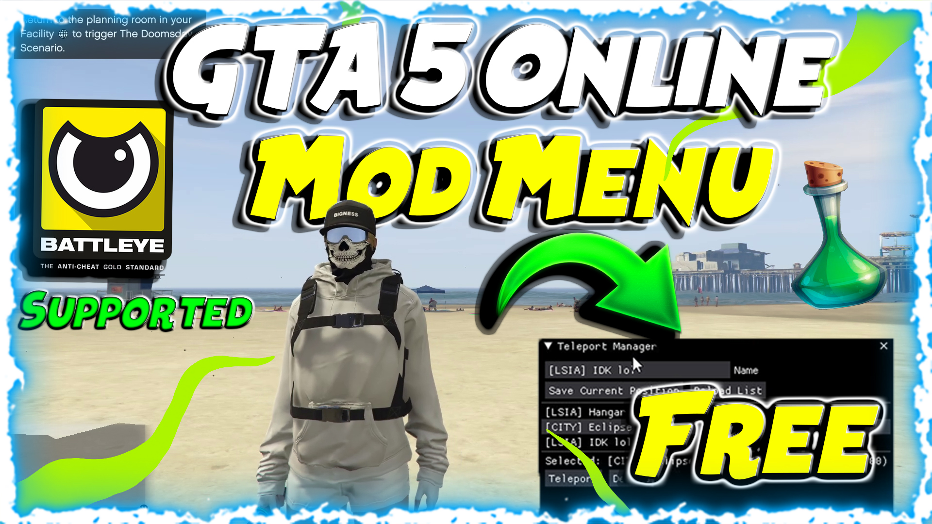BattlEye Working Menu for GTA 5 Enhanced Online